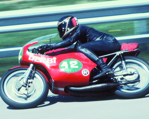 Sheene 1971 Derbi 250 Sachsenring-6º