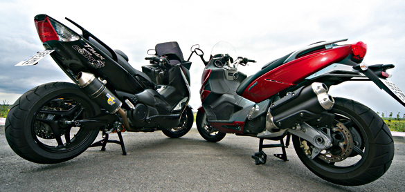 Yamaha T-max Vs. Gilera GP800