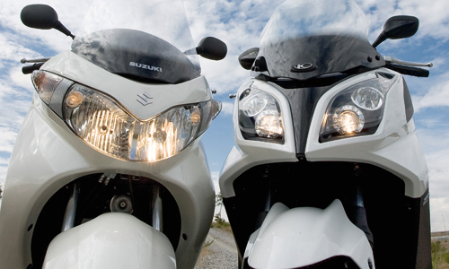 Kymco Super Dink vs. Burgman