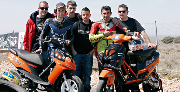 El equipo Motoscoot