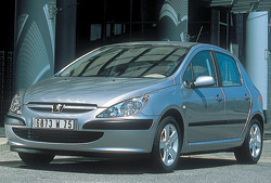 Peugeot 307 3/4 delantero Peugeot 307 3/4 delantero