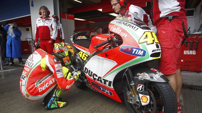 Valentino Rossi en Ducati