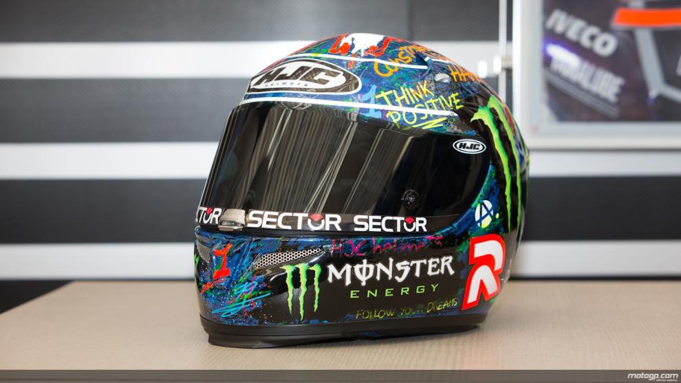 Casco jorge lorenzo hjc 2025