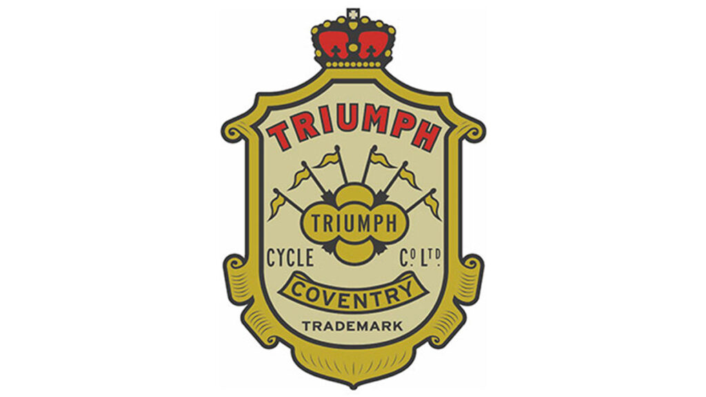 La historia de Triumph: la marca de motos retro por antonomasia 3 Logo Triumph 1902
