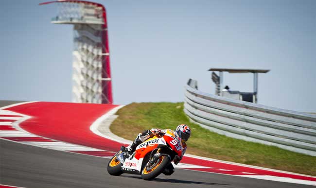 marc marquez test austin motogp