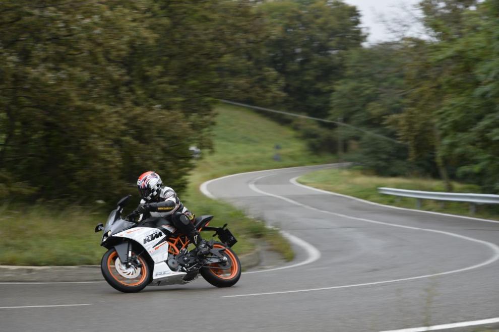 KTM RC 390: prueba