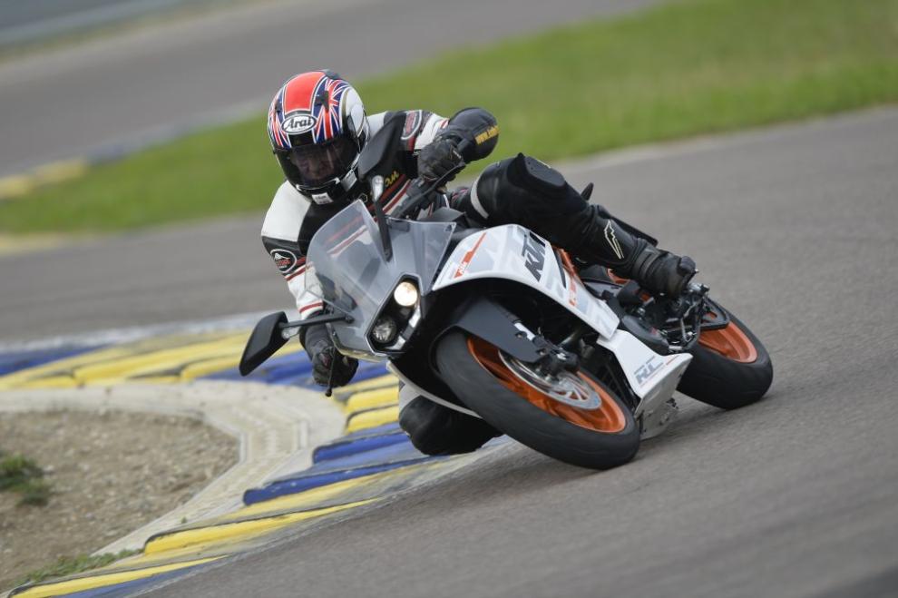 KTM RC 390: prueba