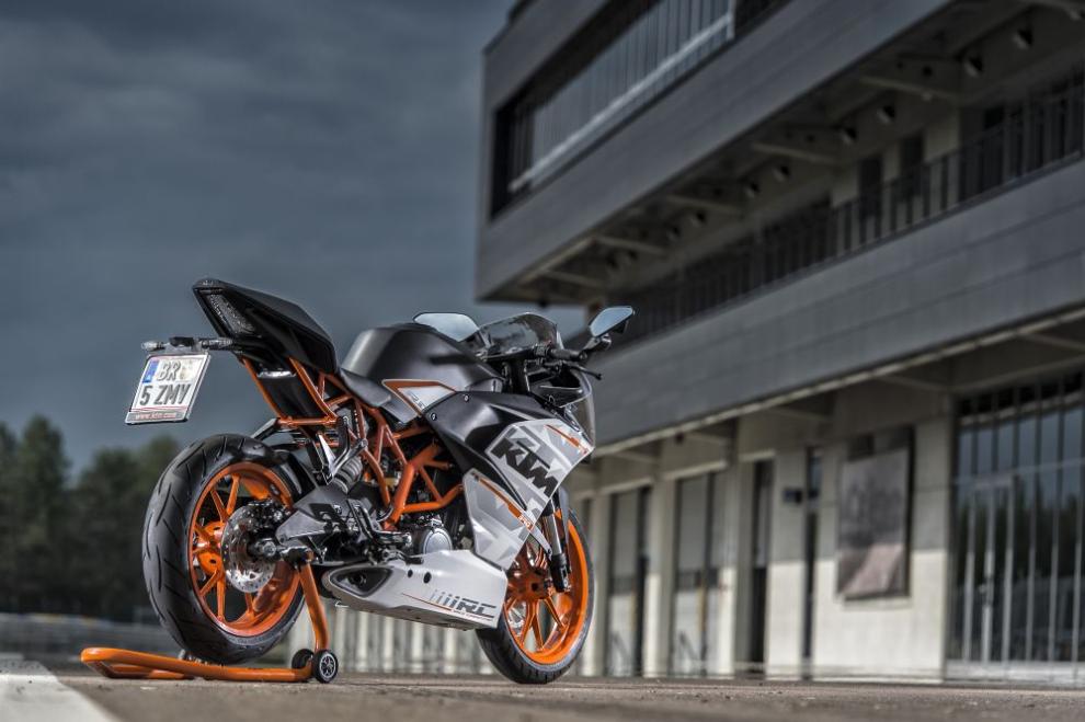 KTM RC 390: prueba