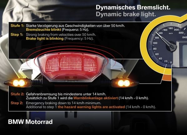 bmw luz de frenada de emergencia 1