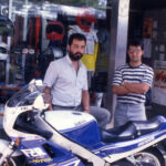 Luis Herrero y José María en Boutique Motor 1988