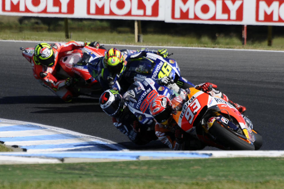 Márquez luce genialidad y Lorenzo recorta siete puntos en la carrera del siglo 7 MotoGP Phillip Island