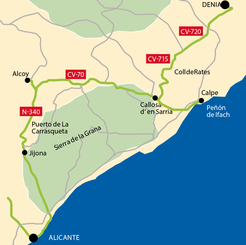 ruta moto alicante