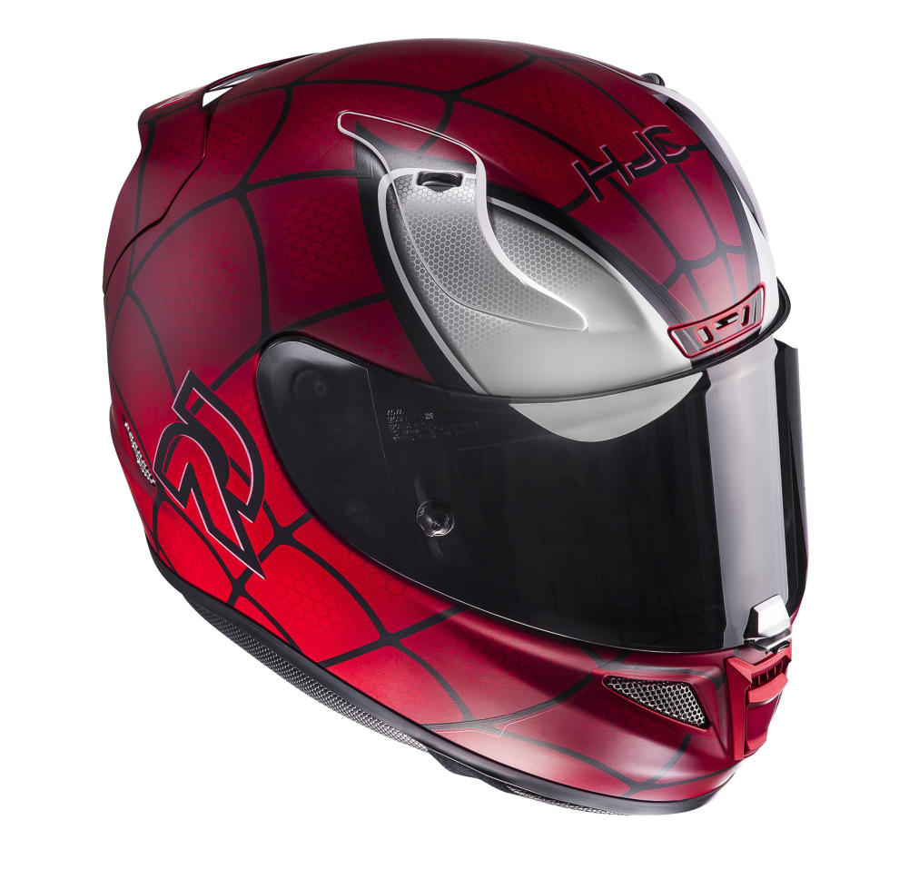 presenta cascos de moto para superhéroes