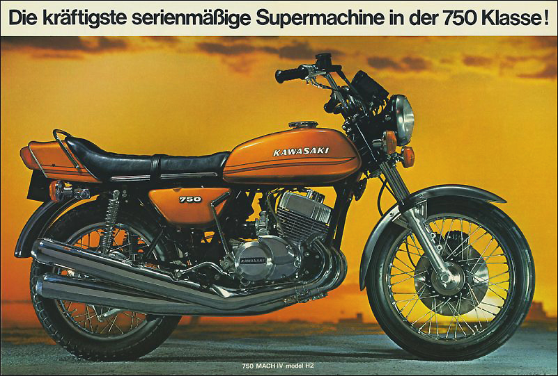 historia kawasaki h2 1971