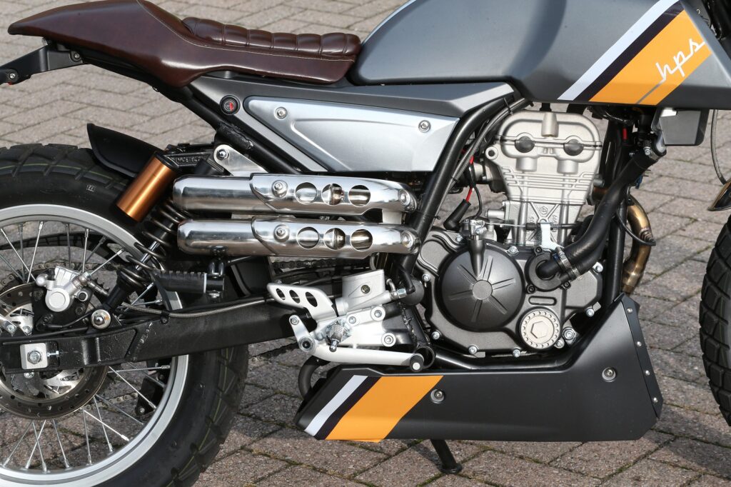 Motos 125: la resurrección de Mondial con la HPS 14 Motor Mondial HPS 125