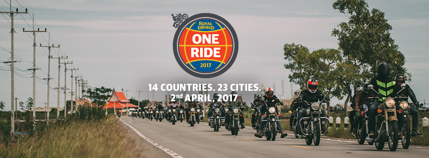 royal enfield one ride 2017