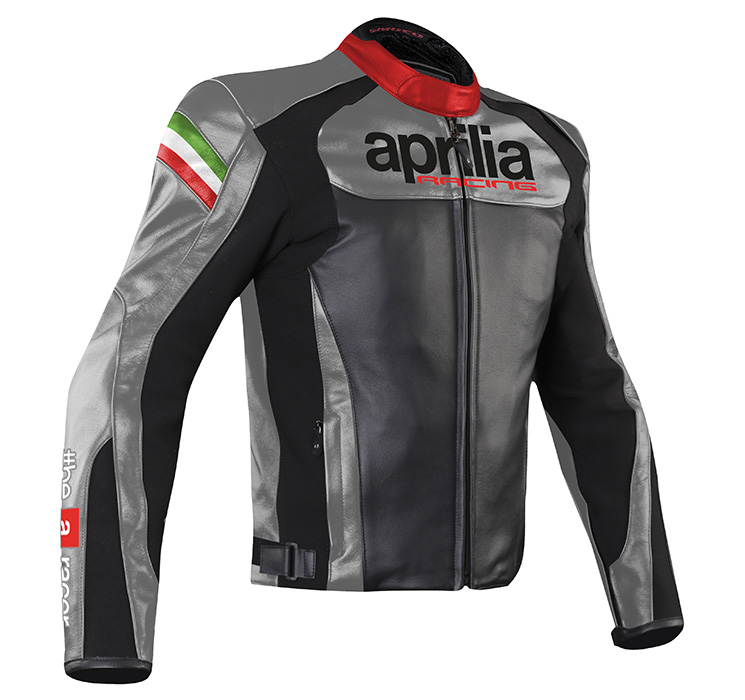 aprilia racing street leather jacket