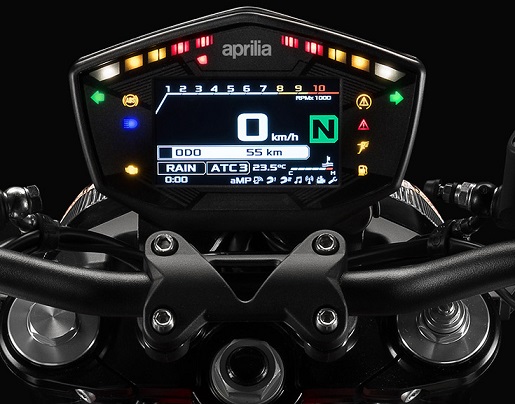 Aprilia Shiver 900 pantalla