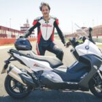 BMW C650 Sport en el circuito de Albacete