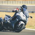 BMW C650 Sport en el circuito de Albacete