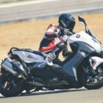 BMW C650 Sport en el circuito de Albacete