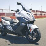 BMW C650 Sport en el circuito de Albacete