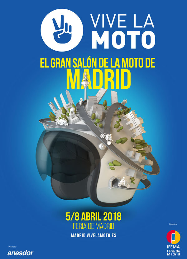 cartel salon moto madrid 2018