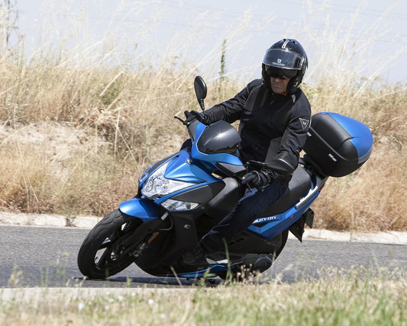 kymco agility city 125, accion