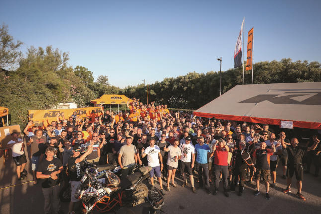 ktm adventure rally participants sardina