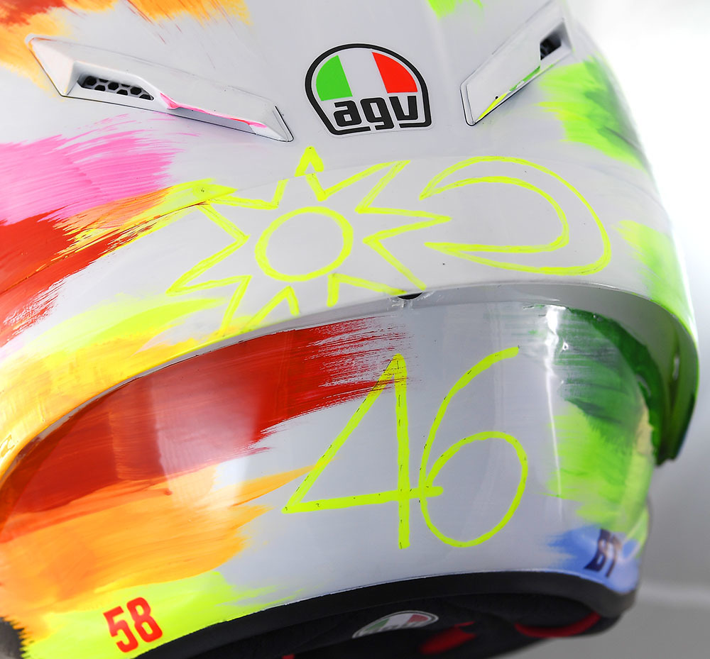 casco rossi agv mugello