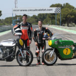 Fotos de Dani Pedrosa pilotando motos clásicas 17 Joaquín Folch hijo y Dani Pedrosa