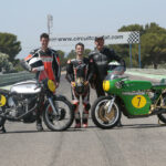 Fotos de Dani Pedrosa pilotando motos clásicas 18 Joaquín Folch jr, Dani Pedrosa y Joaquín Folch sr