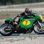 Fotos de Dani Pedrosa pilotando motos clásicas 20 Paton 500 bicilíndrica de 1967