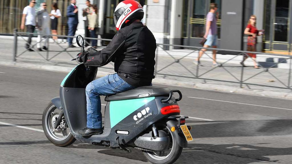 Coup motosharing en Madrid