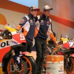 Álex y Marc Márquez en el Campus Repsol