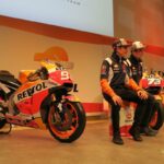 Álex y Marc Márquez en el Campus Repsol