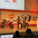 Álex y Marc Márquez en el Campus Repsol