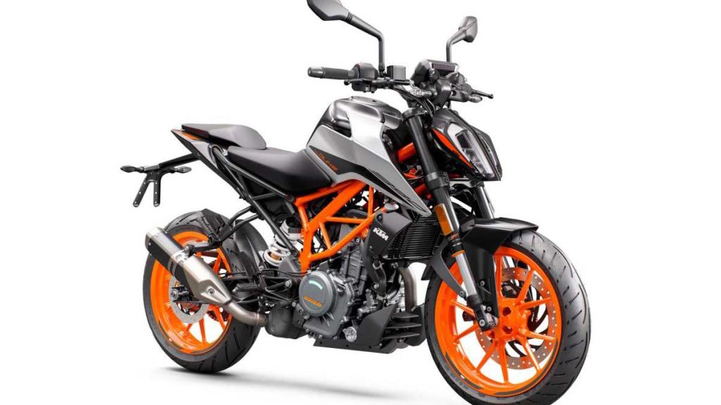 ktm 390 duke front right gray