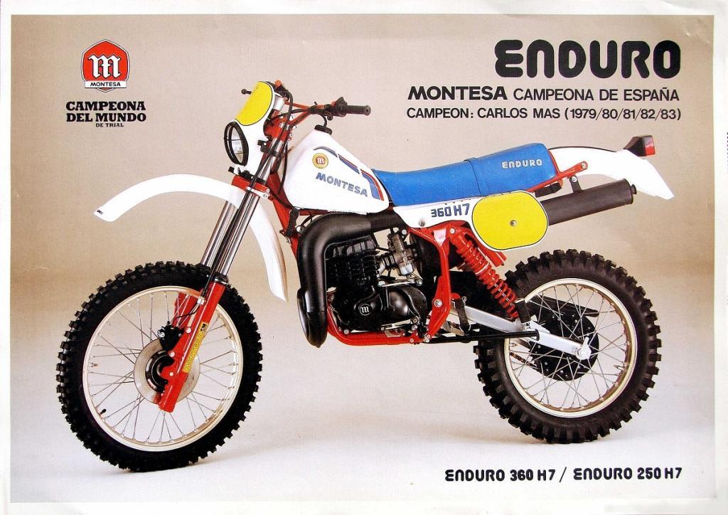 Motos míticas de nuestra historia; llegan las japonesas (1976-1986) 16 montesa enduro 360h7