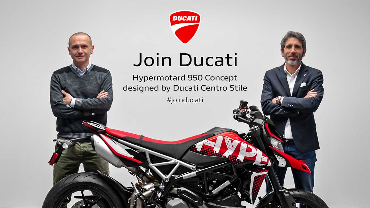 'Join Ducati': el sorteo para elegir el ganador de la nueva Hypermotard 950 ya se ha realizado 1 01join ducatiandreaferraresiducatidesigncenterdirectorfrancescomiliciaglobalsalesvpuc154044high