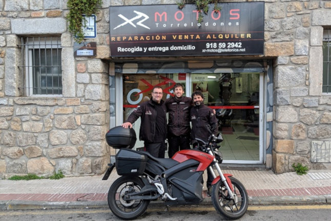 100000km en moto electrica xr motos