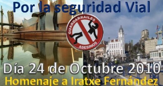 En Bilbao y Santander, I Ruta por la Seguridad Vial 1 1HOMENAJE A IRATXE