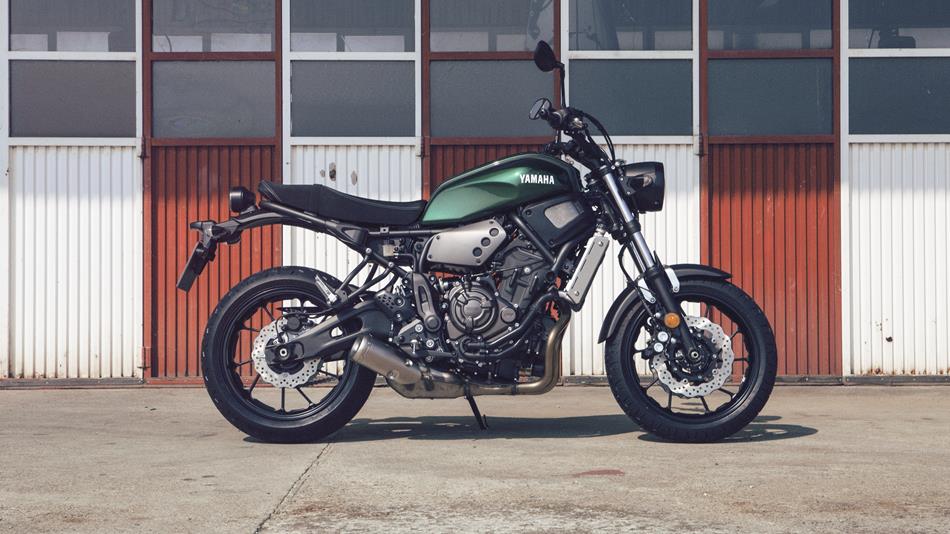 2016 yamaha xsr700 eu forrest green static