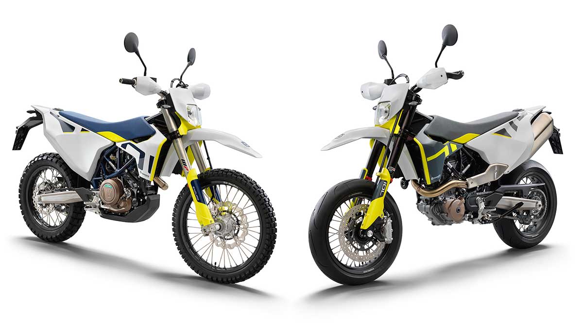 Husqvarna 701 Enduro y 701 Supermoto 2021: nueva imagen y mejores prestaciones