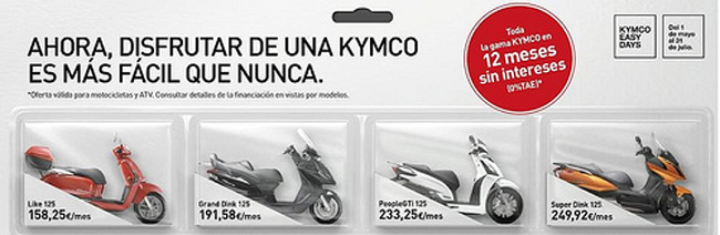 Los 'Kymco Easy Days' resisten a la subida del IVA 1 7163689870 70258ced56
