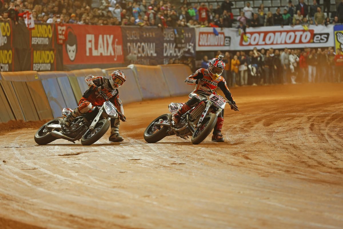 Márquez y Brad Baker dieron espectáculo en el Superprestigio Dirt Track 1 98b0538 2
