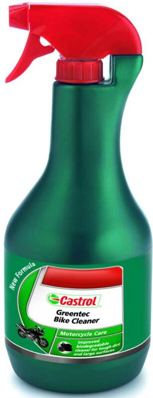 Nueva gama Castrol de productos auxiliares moto. 1 CASTROL GREENTECbikecleaner.web
