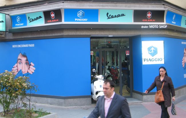 Nuevo concesionario de Piaggio para el norte de Madrid 1 Concesionario Piaggio