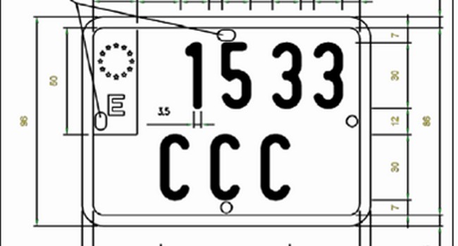 Las placas reducidas ya son legales en las motos de enduro y trial 1 MATRICULAS OFF ROADweb