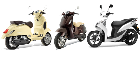 Novedades 2012 Honda Visión 110 16-/Vision 50 / Lambretta LN125 / TGB Bellavita